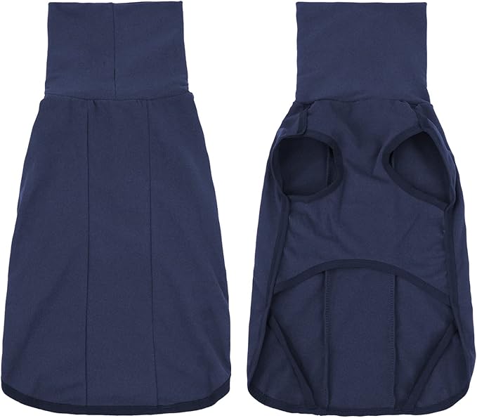 Dog Sweater Pullover Cold Weather Vest for Dogs Dog Sweatshirt & Jacket for Indoor and Outdoor Use (XX-Small, Navy Blue)