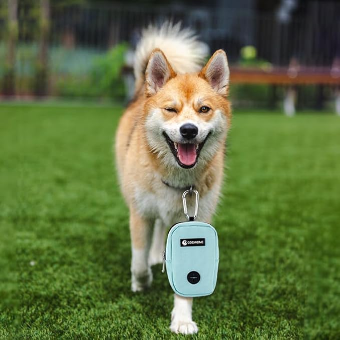 Dog Treat Pouch Dog Poop Bag Holder For Leashes, Pets Snack Container With Inner Mesh Bag, Puppy Supplies Perfect For Training And Walking - Hands Free Dog Waste Bag Dispenser -Dog Travel Accessories