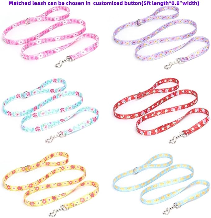 Moonpet Personalized Custom Customized Dog Collar with Engraved ID Tag Dog Name and Phone Number/Heavy Duty Adjustable Dog Collars for Puppy X-Small Small Medium Large X-Large Boy Girl Dogs