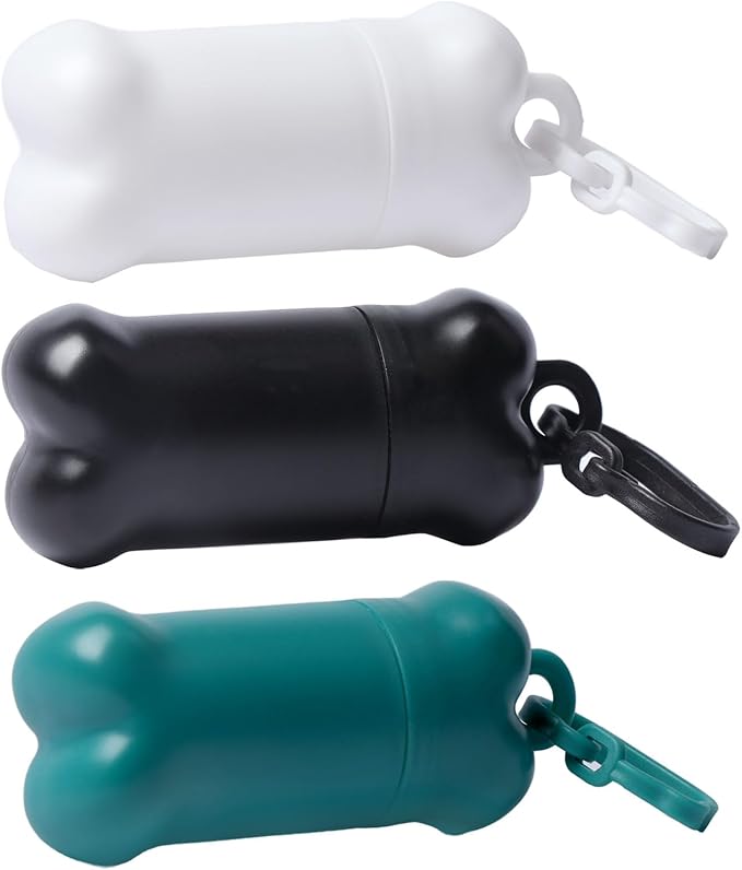 3 Pieces Portable Treat Holder Small,Mini Dog Treat Pouch for Training, Dog Treat Bag for Leash and Travel Treat Container Dispenser Airtight