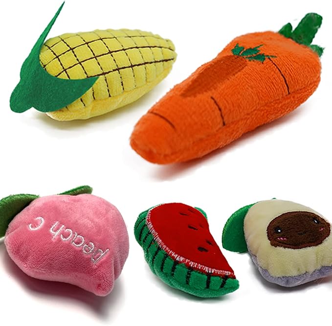 Cat Toys, Interactive Cat Toy for Indoor Cats, Soft and Durable Crinkle Sound Catnip Toys, Catnip Filled Mouse Cat Teething Chew Toy (Pack of 12) (002, Large)