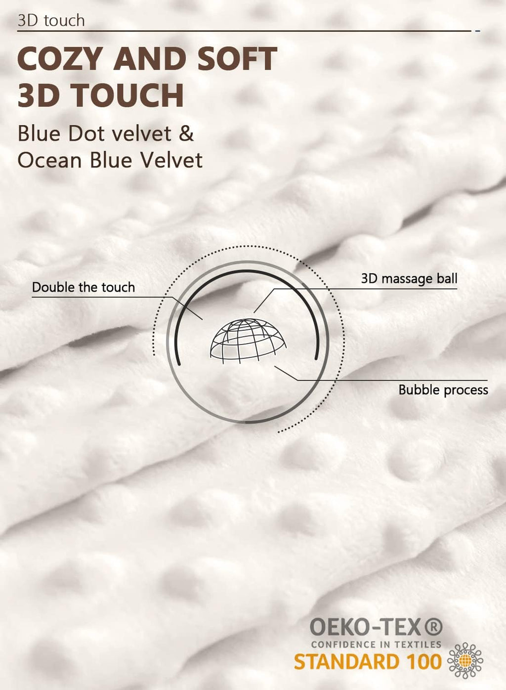 INSEN Reading Pillow, Back Pillow for Sitting in Bed and Couch, Gaming Pillow for Adults, Sit Up Support for Bed (Dot Velvet-Brown, Upgraded)