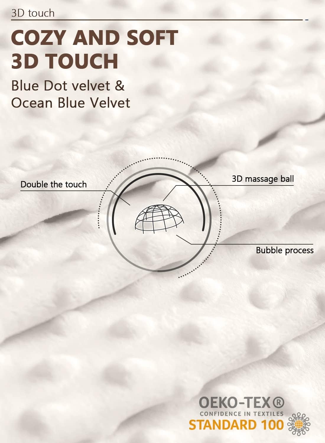 INSEN Reading Pillow, Back Pillow for Sitting in Bed and Couch, Gaming Pillow for Adults, Sit Up Support for Bed, Brown Bubble Velvet