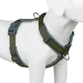 Plutus Pet No Pull Dog Harness, Adjustable Nylon Harness with Soft Padding, Reflective and Heavy Duty Dog Harness for Small, Medium, Large Dogs(Ranger Green, XS)