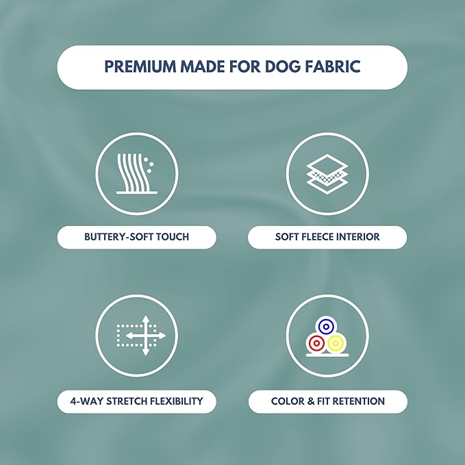 Spark Paws Dog Hoodie – Premium Dog Sweater for Small, Medium, and Large Dogs | Warm Outfits for French Bulldogs, Pitbull, Puppy, Winter Jacket Alternative - Teal - 5XL