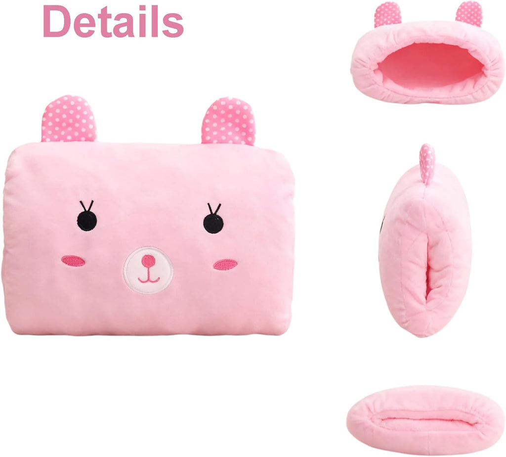 Winter Kids Cartoon Hand Pillow Hand Warmer，Arm Support for Napping，Soft Cotton Travel Essentials for Children