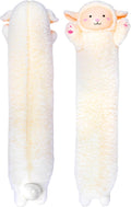 Lamb Plush Body Pillow for Kids | Long Stuffed Animal Cuddle Pillow | Soft Hugging Toy | Plushie Gift for Girls & Boys | Long Plush Body Pillow for Sleep & Comfort | Small, 23 Inches