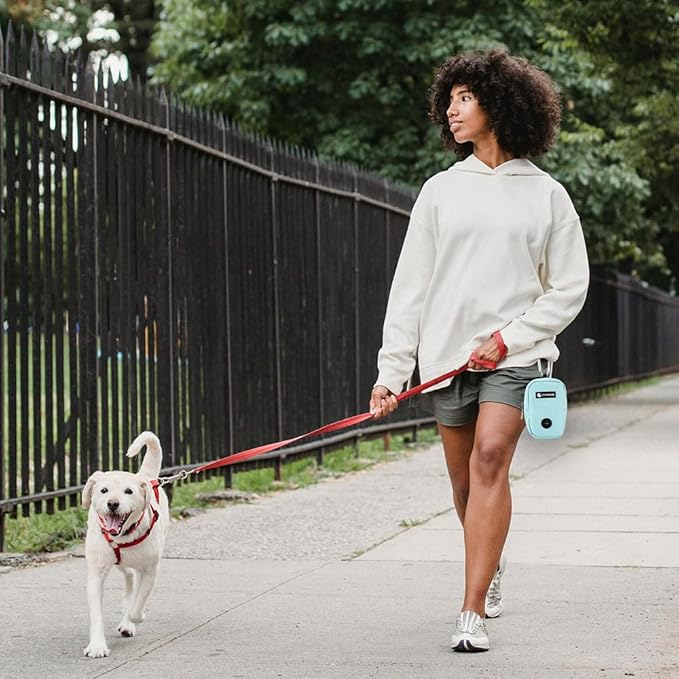 Dog Treat Pouch Dog Poop Bag Holder For Leashes, Pets Snack Container With Inner Mesh Bag, Puppy Supplies Perfect For Training And Walking - Hands Free Dog Waste Bag Dispenser -Dog Travel Accessories