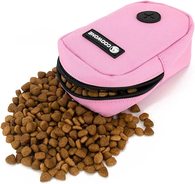 Dog Treat Pouch Dog Poop Bag Holder For Leashes, Pets Snack Container With Inner Mesh Bag, Puppy Supplies Perfect For Training And Walking - Hands Free Dog Waste Bag Dispenser -Dog Travel Accessories