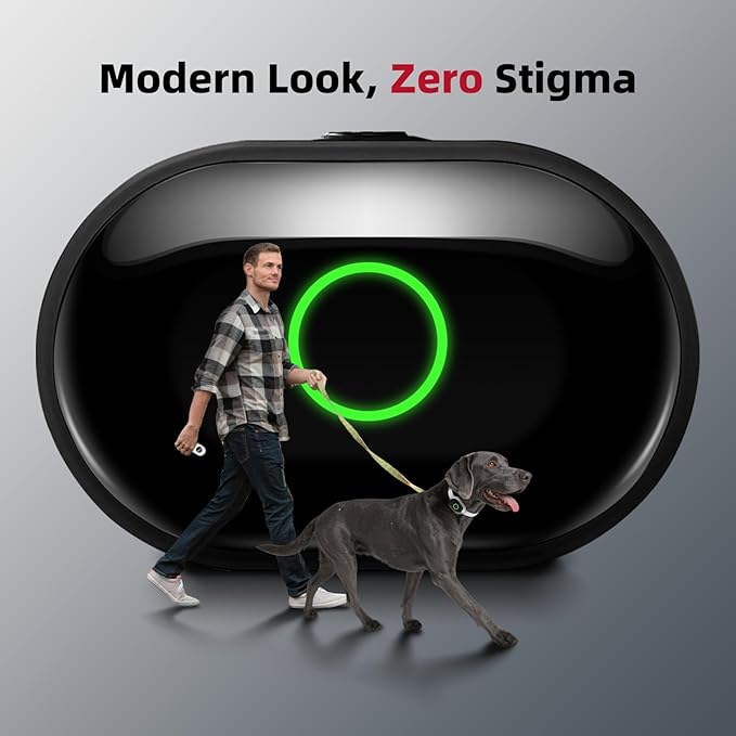 2025 Upgraded Shock Collar for Dogs, Dog Training Collar with Remote Control for Medium Large Dogs, 3 Training Modes - Beep, Vibration and Shock with Safety Lock, IPX7 Waterproof, Rechargeable,White