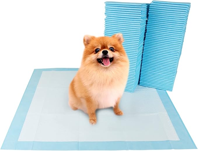 BV Puppy Pads Leak-Proof 300 Count 22"x 22" - Absorbent Pee Pads for Dogs with 6-Layer Design, Rapid Dry Sheet & Built-in Attractant - Dog Pad with Odor Control, Perfect for Puppies & Senior Dogs