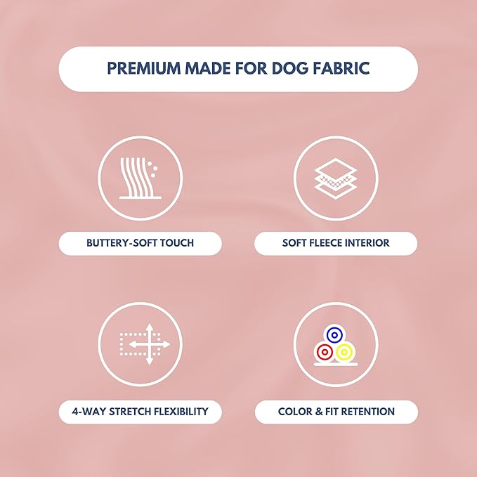 Spark Paws Dog Hoodie – Premium Dog Sweater for Small, Medium, and Large Dogs | Warm Outfits for French Bulldogs, Pitbull, Puppy, Winter Jacket Alternative - Dusty Pink - 2XL