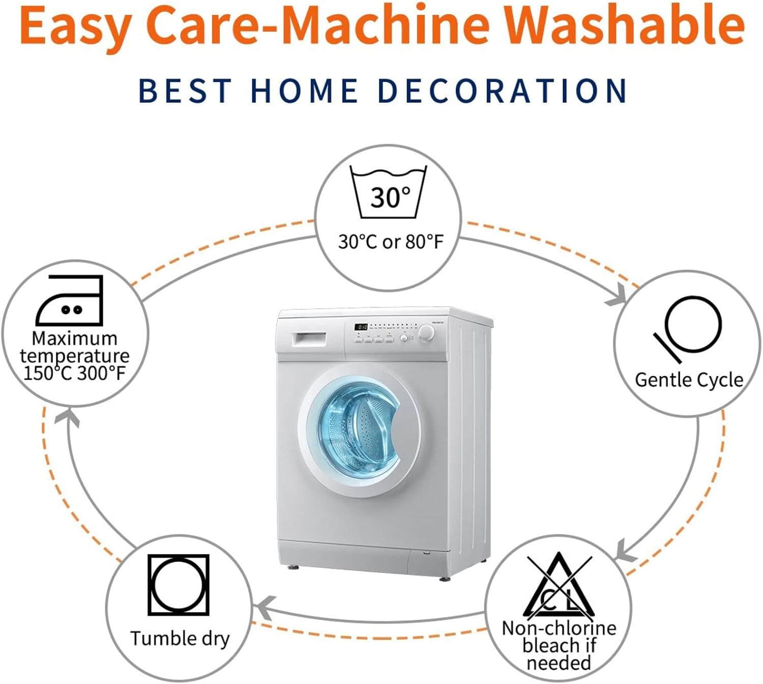 bassyil Christmas Tree Watercolor Throw Pillow Covers Decorative Linen Pillow Cases Set of 2 Square Cushion Cover for Couch Sofa Bedroom Patio 18x18 Inch