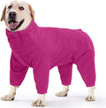 ROZKITCH Dog Jackets for Small Dogs, Pet Windproof Warm Cold Weather Jacket Vest Cozy Jumpsuit Apparel Outfit Clothes for Small Medium Large Dog Walking Hiking Sleep Pink S