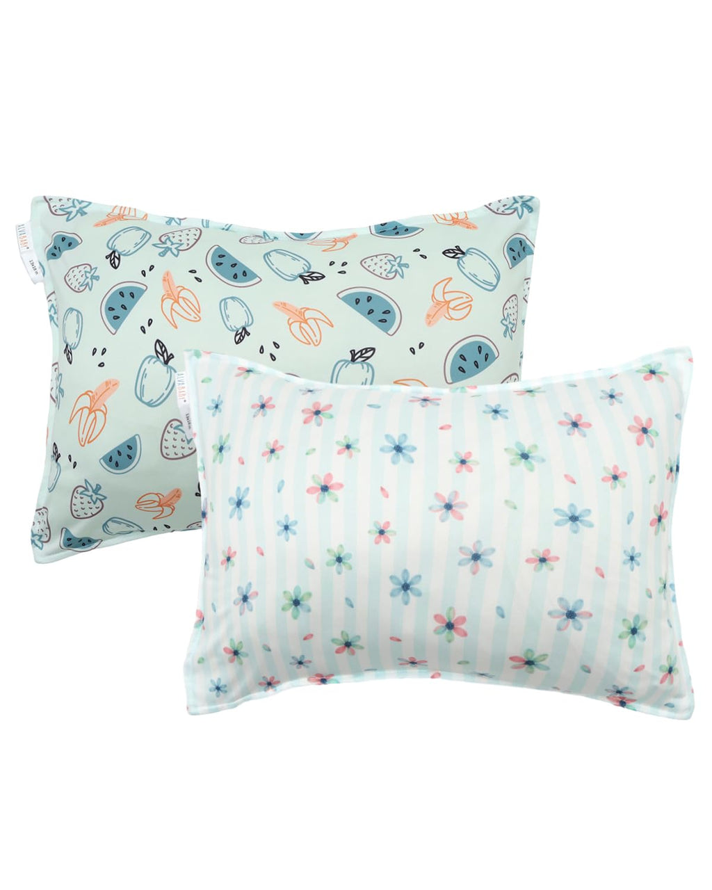 ALVABABY Toddler Pillowcases Stretchy Soft Kids Pillow Cover 2 Pack Fit 13"x 18" or 12"x16" Envelope for Girl Boy Sleepy Travel 2TPE28A