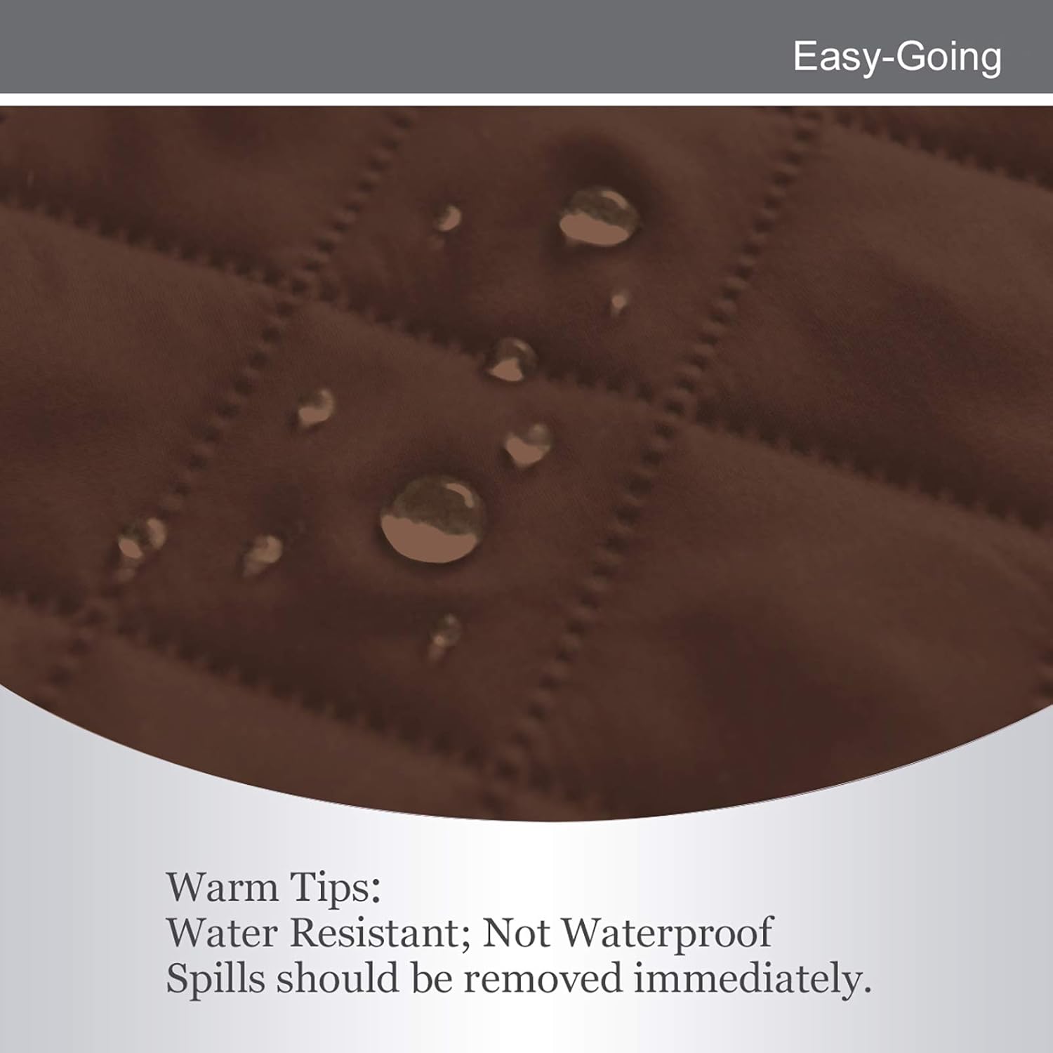 Easy-Going Sofa Slipcover Reversible Loveseat Sofa Cover Couch Cover for 2 Cushion Couch Furniture Protector with Elastic Straps for Pets Kids Dog Cat (Oversized Loveseat, Coffee/Ivory)