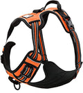 TRUE LOVE Adjustable No-Pull Dog Harness Reflective Pup Vest Harnesses Comfortable Control Brilliant Colors TLH5651(Orange,S)