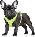 BARKBAY No Pull Dog Harness Large Reflective Dog Harness with Front Clip and Easy Control Handle for Walking Training Running with ID tag Pocket(Sunlight,S)