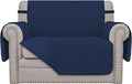 Easy-Going Oversized Chair Sofa Slipcover Reversible Sofa Cover Water Resistant Couch Cover Furniture Protector Cover with Elastic Straps for Pets Dog (Oversized Chair, Navy/Navy)