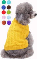 Dog Sweater, Warm Dog Sweaters for Small Dogs Medium Large Dogs, Cute Winter Classic Turtleneck Pet Sweater Cat Sweater Dog Clothes Coat Dog Christmas Sweaters for Girls Boys Dog Puppy Cat