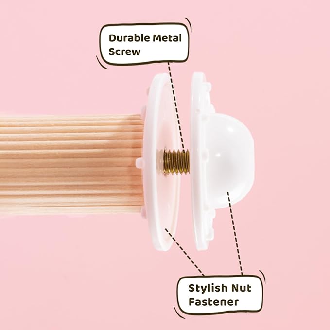 6 Pcs Wooden Bird Cage Perch, Cage Accessories, Parrot Toys, Mimics Wild Branches, for Parakeet, Cockatiel, Conure, Budgie, Lovebird, Small Medium Birds