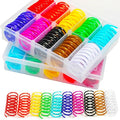 80Pcs 10 Colors Box Stored Cat Springs, Interactive Toys, Cat Spiral, Coil Toy, Hunting, Biting Toy, Swatting, Self-Play Plastic Kitten Toys