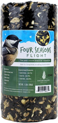 Birdseed Cylinders with Hole - Bird Seed for Outside Wild Birds (Small Cylinder, Four Seasons Flight 1pc)