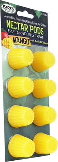 Nectar Pods (Honey) - Calcium-Fortified Jelly Fruit Treat - Sugar Gliders, Marmosets, Squirrels, Parrots, Cockatiels, Parakeets, Lovebirds, Conures, Hamsters, Geckos, Kinkajous & Other Small Pets…