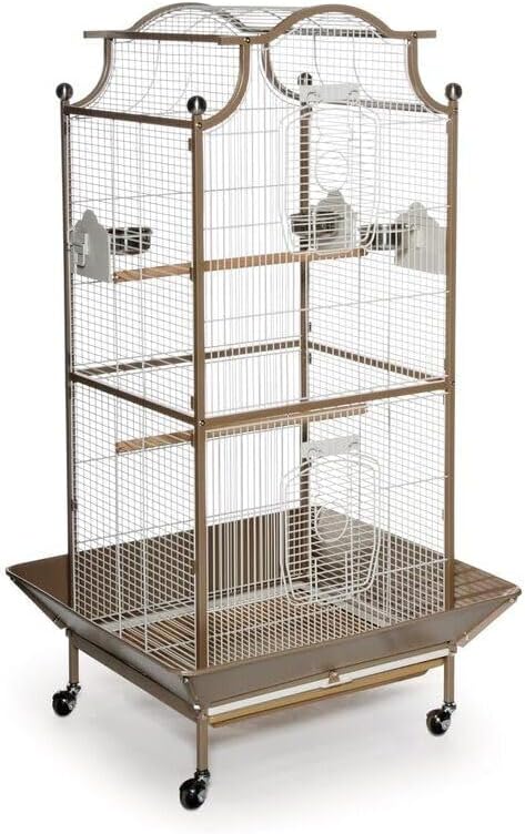 Modern Minimalism Iron Select Bird Cage with Elegant Design, Durable Construction, Easy-Clean Tray