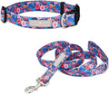 Lucky Love Dog - Adjustable Dog Collar and Leash Set with Easy Click Buckle for Small to Large Dogs, Durable, Comfortable, Medium