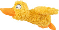 Best Pet Supplies Ducky Doodle Squeaky Crinkle Plush Toy for Small and Medium Breed Puppies or Dogs – Ducky Doodle (Gold), Large