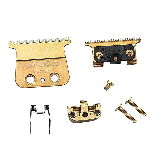 3 Pack FX707Z Replacement Blades Compatible with BaBylissPRO FX787 & FX726 Trimmers, for Outlining Hair Trimmers (FX787) and Trimmers (FX726) -Gold