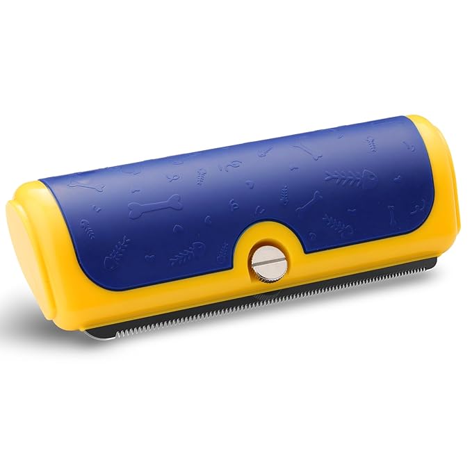 Dog Brush for Shedding, Deshedding Grooming Tool for Dogs & Cats, Pet Hair Remover, Cat Deshedding Comb, Professional Grooming Tool, Easy to Clean, Pet Grooming Brush for Dogs and Cats