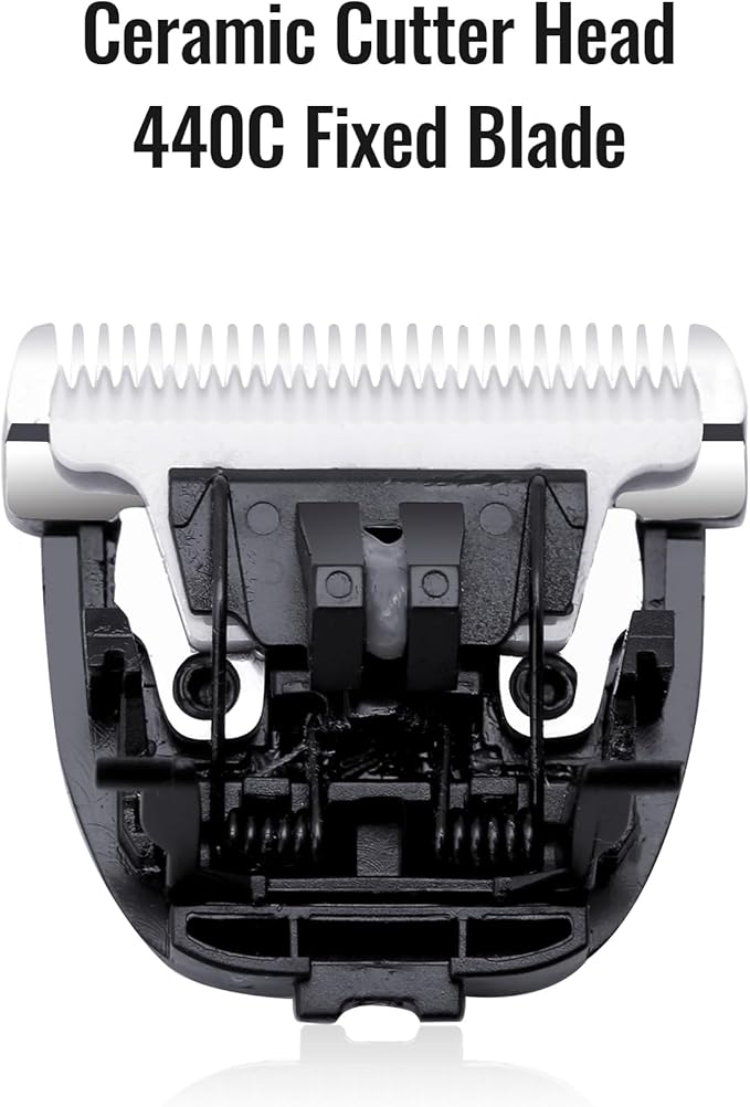 FENICE PEAK 10FC Low Noise Pet Dog Grooming Clippers Replacement Blade Ceramic Edge Detachable Steel Pet Clipper Blade with Cutting Length of 1.9mm 1/13'' (1 Count)