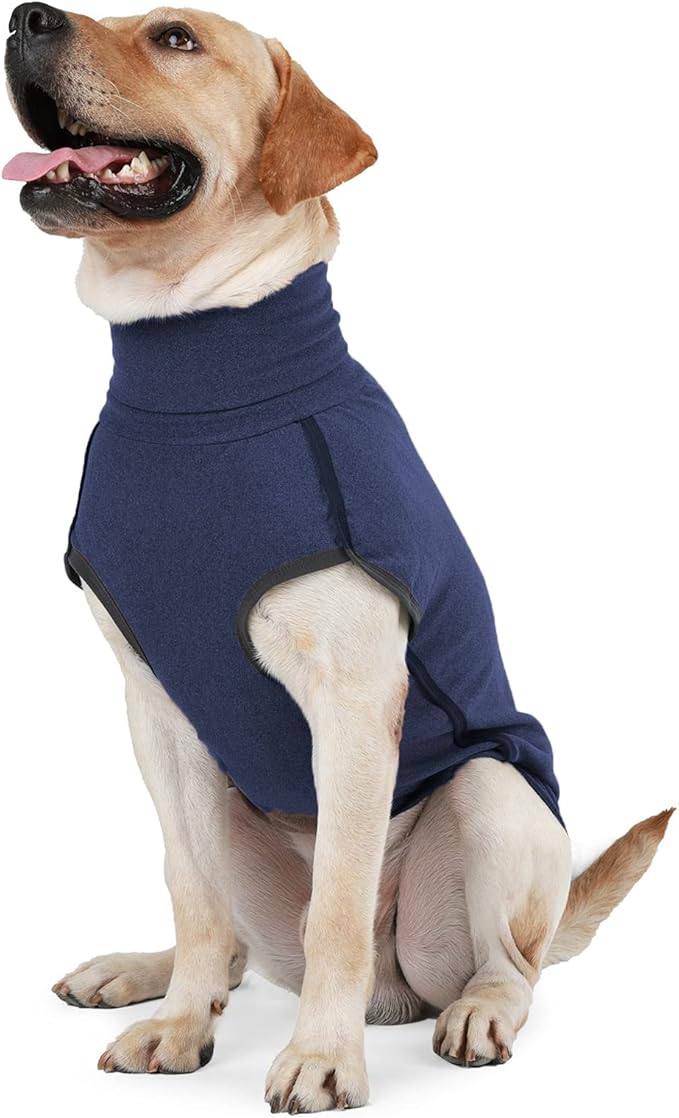 Dog Sweater Pullover Cold Weather Vest for Dogs Dog Sweatshirt & Jacket for Indoor and Outdoor Use (Small, Navy Blue)