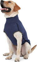 Dog Sweater Pullover Cold Weather Vest for Dogs Dog Sweatshirt & Jacket for Indoor and Outdoor Use (Medium, Navy Blue)