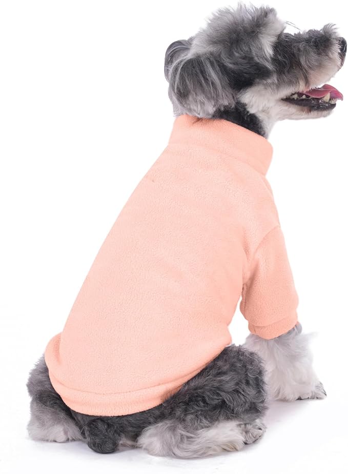 Dog Sweater, 3 Pack Dog Sweaters for Small Dogs Girl Boy, Ultra Soft Warm Puppy Clothes Dog Coat for Winter (Rose+Lt Pink+Lt Purple, X-Small)