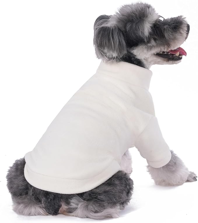 Dog Sweater, 3 Pack Dog Sweaters for Small Dogs Girl Boy, Ultra Soft Warm Puppy Clothes Dog Coat for Winter (Camel+Beige+Yellow, X-Large)