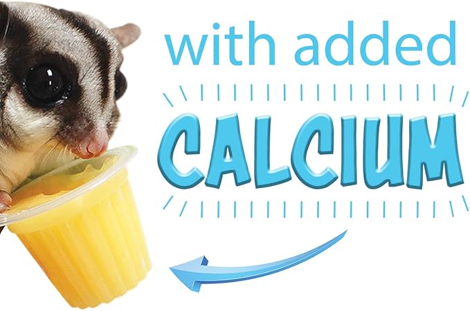 Nectar Pods (Variety 4 Pack) - Calcium-Fortified Jelly Fruit Treat - Sugar Gliders, Marmosets, Squirrels, Parrots, Cockatiels, Parakeets, Birds, Hamsters, Day Geckos, Kinkajous & Other Small Pets