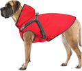 Mosucoirl Dog Raincoat Waterproof Dog Hoodie Reflective Dog Raincoat Hooded Adjustable Rain Jacket for Small Medium Large Dogs Puppies (Red, XXL)