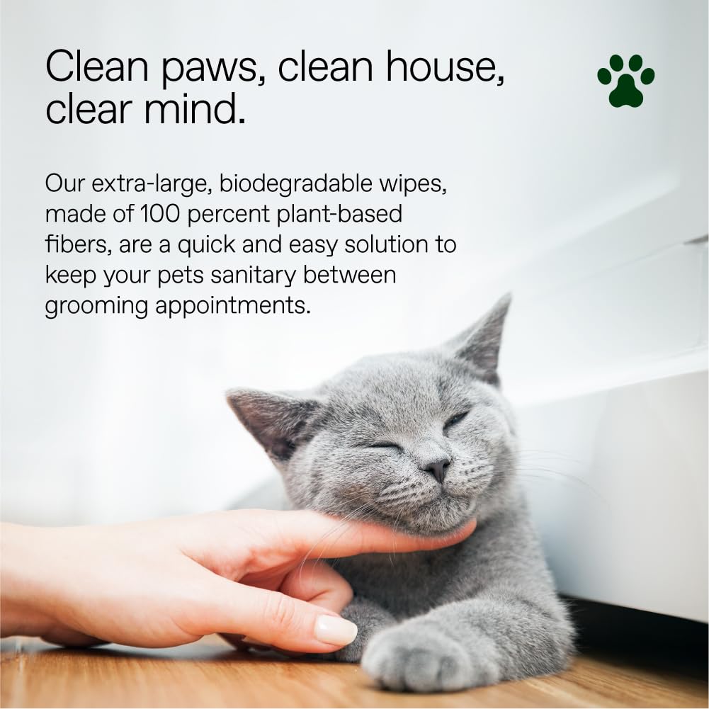ALŌH Hypoallergenic | All-Natural | Multi-Purpose Pet Wipes, Unscented 50ct Wipes | 3 Pack of 50ct Wipes (150 Wipes)