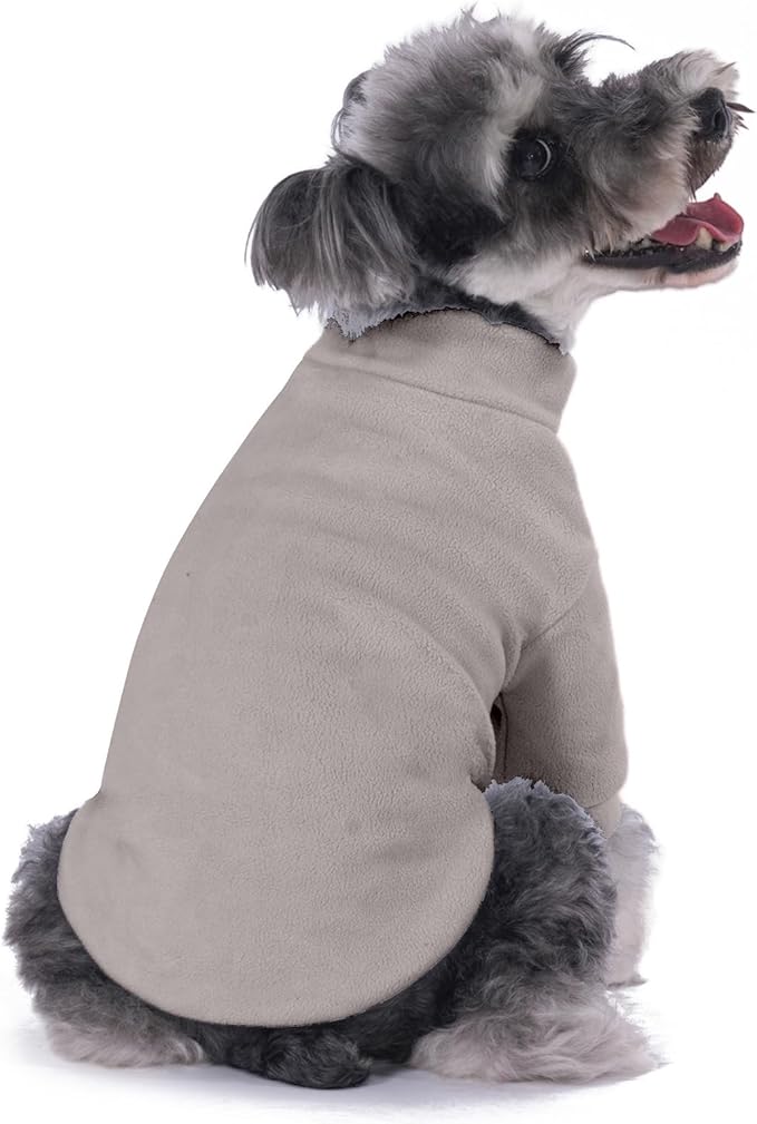 Dog Sweater, 3 Pack Dog Sweaters for Small Dogs Girl Boy, Ultra Soft Warm Puppy Clothes Dog Coat for Winter (Gray+Azure+Navy, Small)