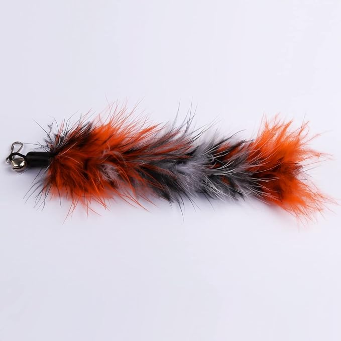 ChunlongFour Cat Accessories for Indoor Cats Simulation Bird Interactive Cat Toys String Toy 7pcs Cat Toy Replacements Cat Stuff Various Sets Cat Feather Toys