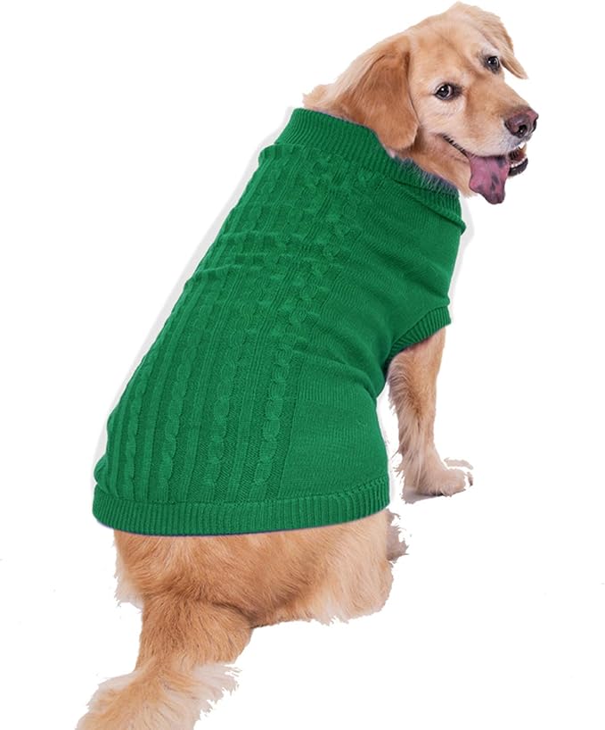Dog Sweater, Warm Dog Sweaters for Small Dogs Medium Large Dogs, Cute Winter Classic Turtleneck Pet Sweater Cat Sweater Dog Clothes Coat Dog Christmas Sweaters for Girls Boys Dog Puppy Cat