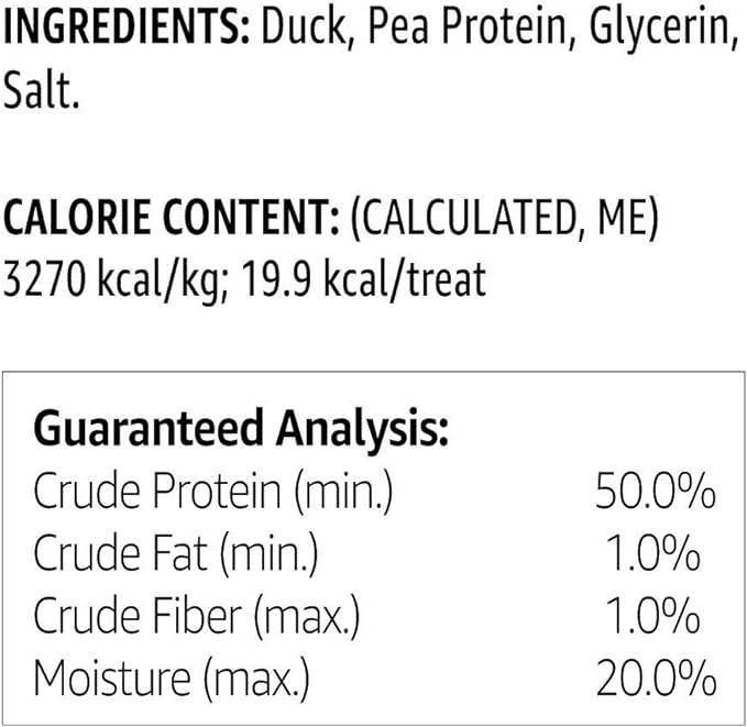 Amazon Brand - Solimo Duck Jerky Dog Treats,2 pounds