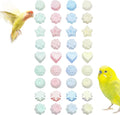 18 Pack Bird Beak Grinding Stone with Random Color and Shape, Bird Toys, Parrot Toys, Chew Toys for Budgies, Cockatiels, Lovebirds, Conures, Quakers, Parakeet, Caique, Small to Medium Bird