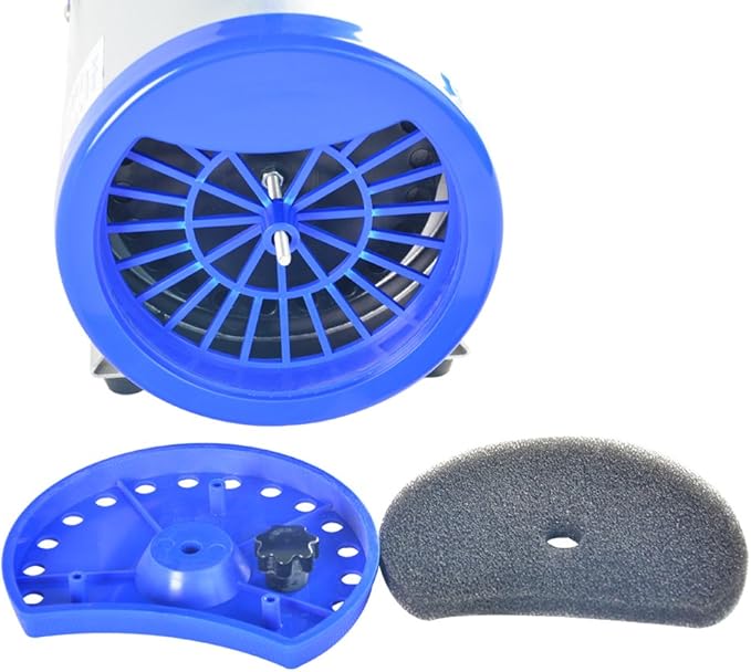 SHELANDY Groomer Partner Pet Hair Force Dryer Dog Grooming Blower with Heater (Blue)