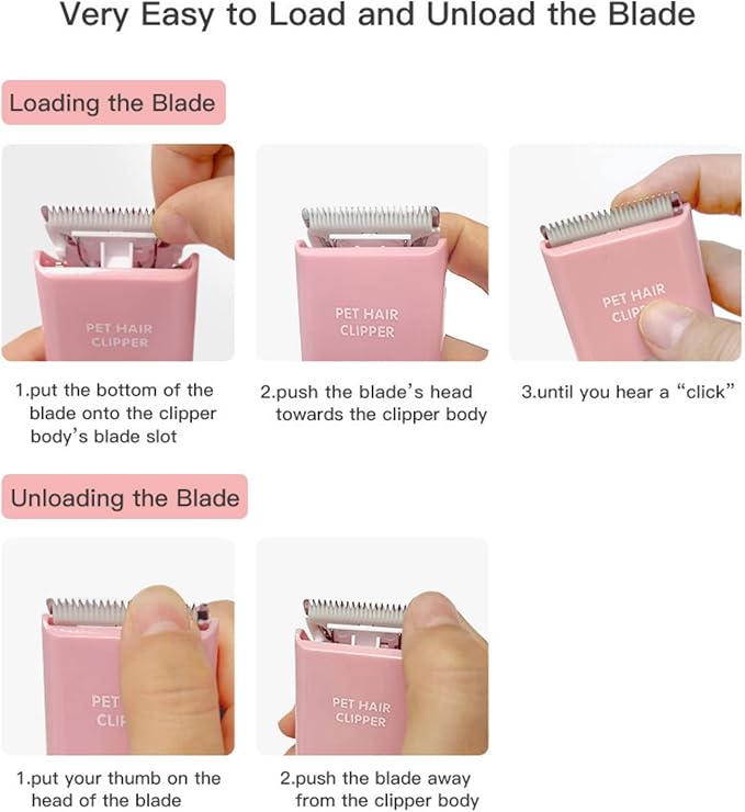 6-Packs Home Professional Pet Dog Cat Grooming Clipper Replacement Blades Only