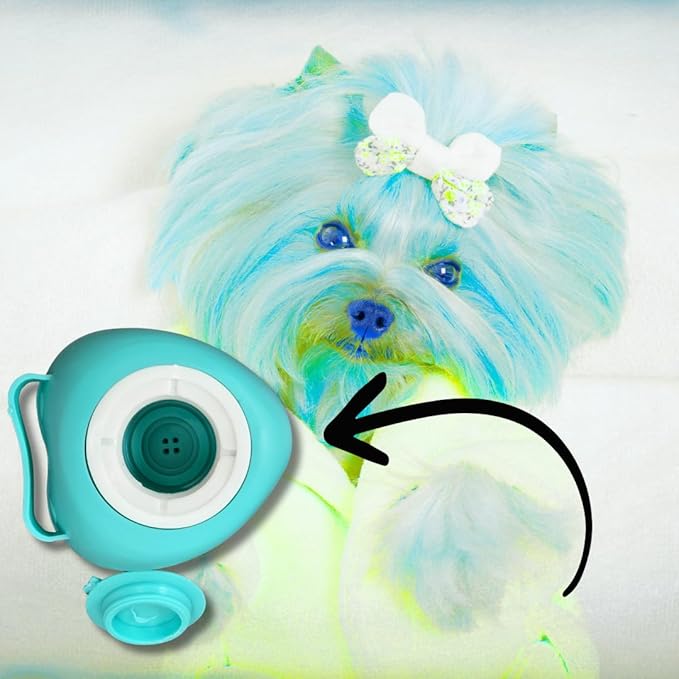 Dog & Cat Bath Brush with Built-In Shampoo Dispenser - 2-in-1 Silicone Pet Grooming Massage Brush for Anxiety Relief & Deep Cleaning - Luxury Spa Treatment (Yellow)