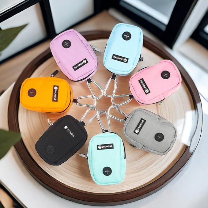 Dog Treat Pouch Dog Poop Bag Holder For Leashes, Pets Snack Container With Inner Mesh Bag, Puppy Supplies Perfect For Training And Walking - Hands Free Dog Waste Bag Dispenser -Dog Travel Accessories